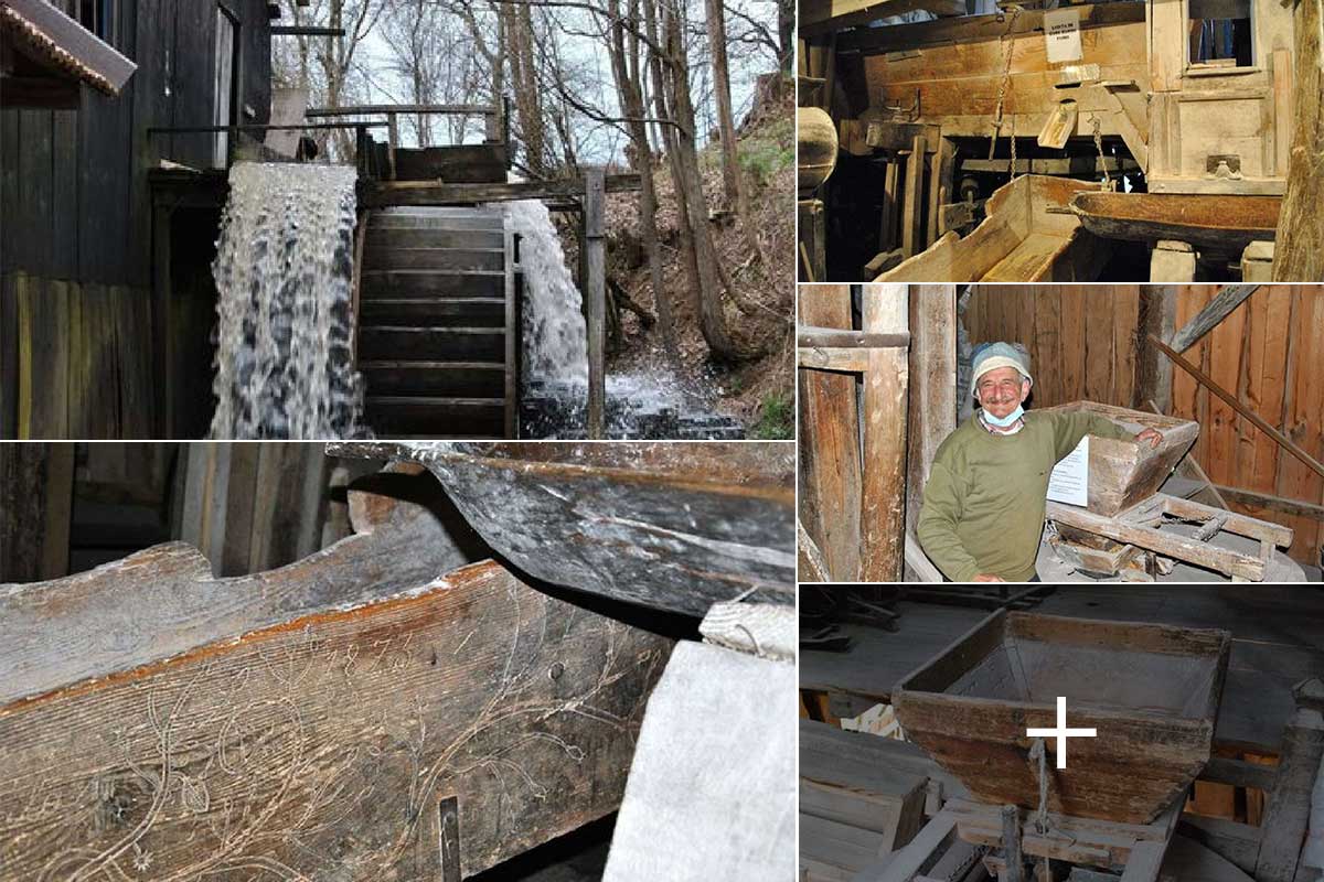 The oldest water mill in the Fagaras region